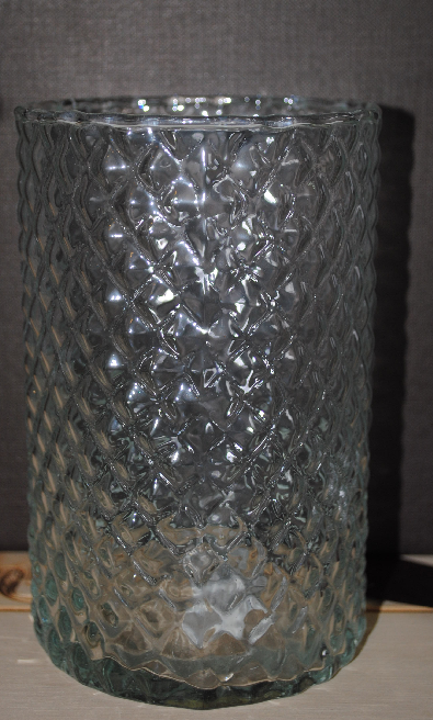 Bicchiere Vetro Diamante Medio